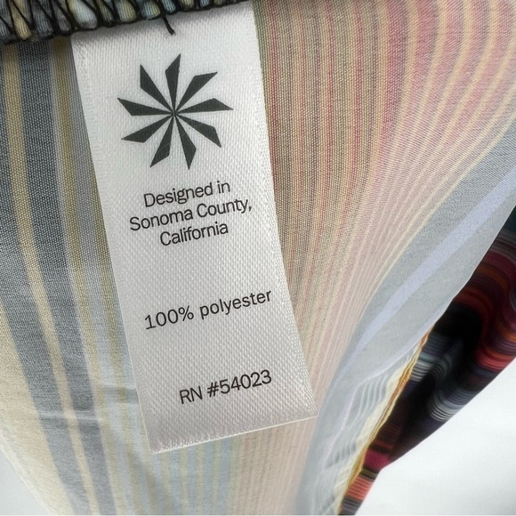 Athleta Havana‎ Rainbow Stripe Midi Sundress - Picture 10 of 15